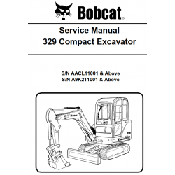 Bobcat 329 - instrukcje napraw - schematy - DTR - service manuals - Bobcat 329